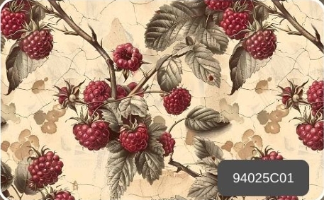 TRICOLINE DIGITAL 100% ALGODÃO ESTAMPADA VINTAGE FRUTAS 0,50cm x 1,50m | 94025C01