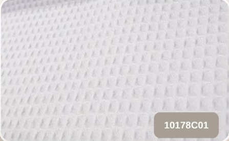 TECIDO PIQUET 100% ALGODÃO FAVO BRANCO 0,50cm x 1,40m | 10178C01