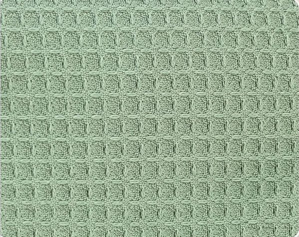 TECIDO PIQUET 100% ALGODÃO FAVO VERDE 0,50cm x 1,40m | 10178C06