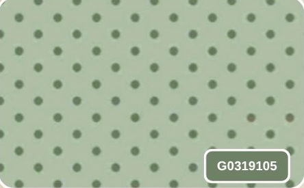 TRICOLINE VERDE FENDI 100% ALGODÃO ESTAMPADA GEO POÁ TONTON 0,50cm X 1,50m | G0319105