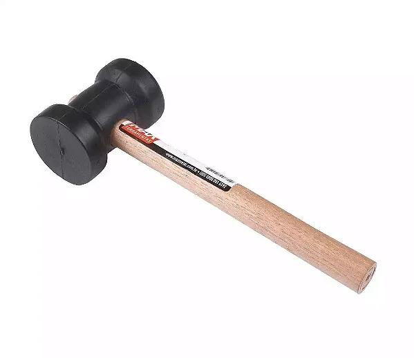Martelo de Borracha 60mm Preto