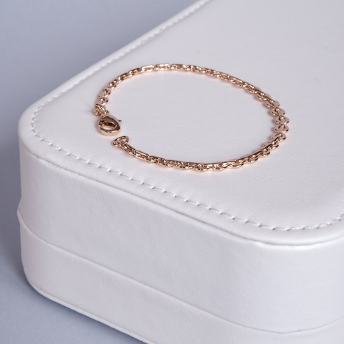 Pulseira de Elos Banhada a Ouro