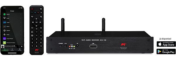 Streaming de Áudio Estéreo AAT AC-2 G2
