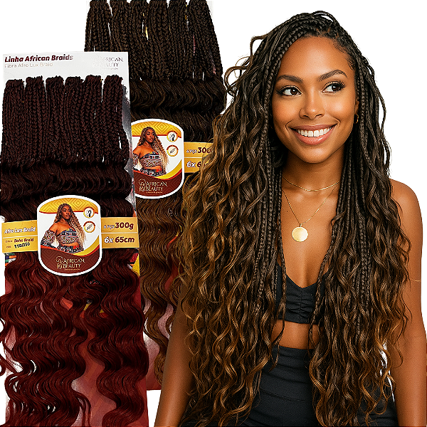 Cabelo Boho Braid African Afro Lux Braid 300g