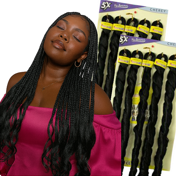 Cabelo Cacheado Boho French Curl 400g Cherey