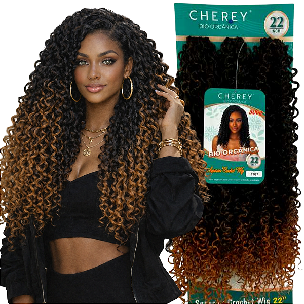 Cabelo Cacheado SNT Bio Orgânico Super Crochet 60CM