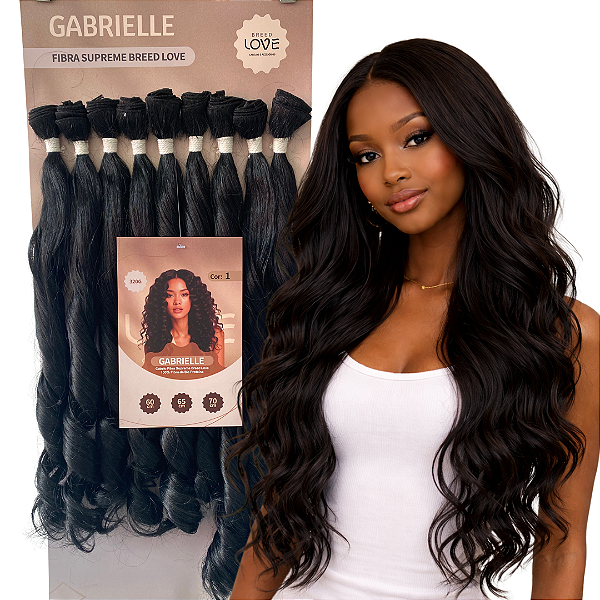 Cabelo Gabrielle Ondulado Tela 320g 70cm Bio Proteína
