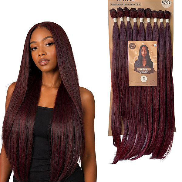 Letícia Hair Liso Ondulado 75 cm – 320 g Efeito Natural