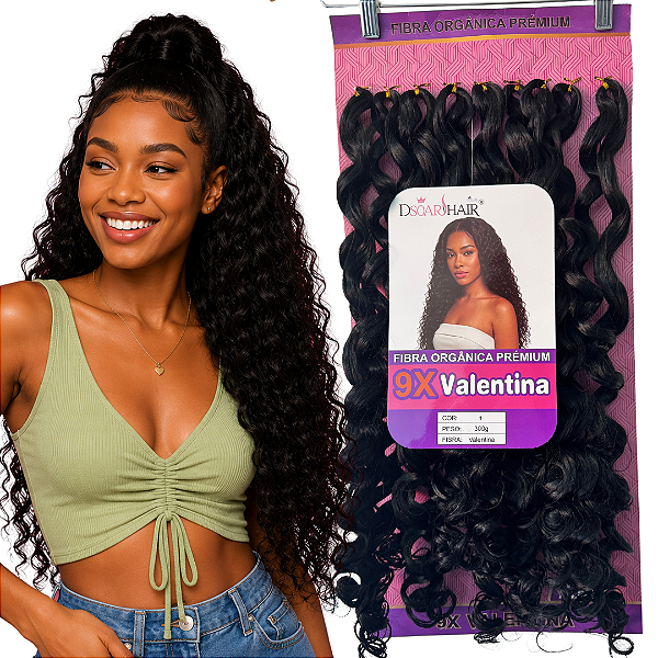 Cabelo Valentina Cacheado Orgânico 300g