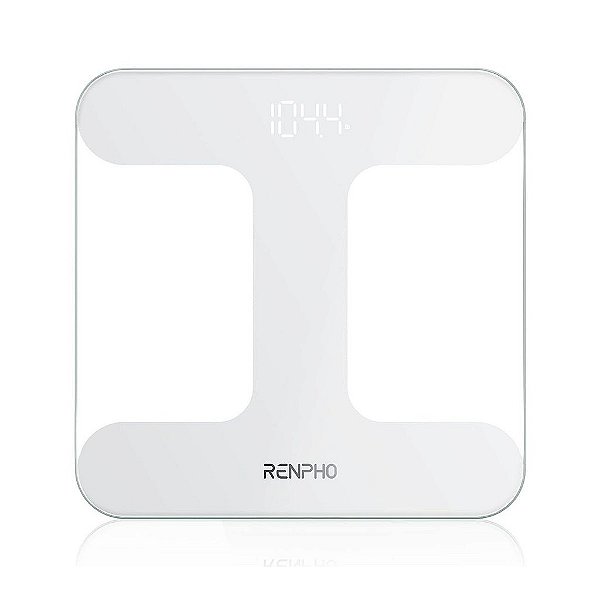 Balança Digital Core TS RENPHO, Vidro Transparente, Até 180kg