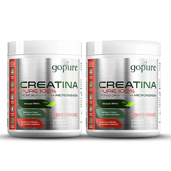 KIT CREATINA MONOHIDRATADA 600G