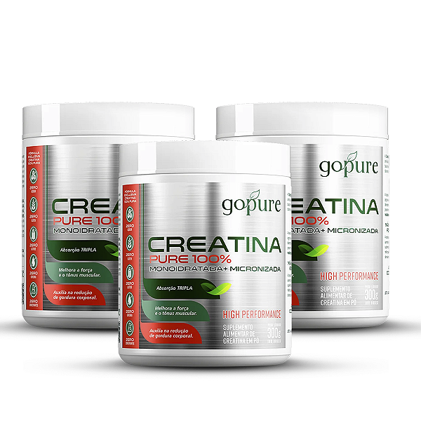 KIT CREATINA MONOHIDRATADA 900G
