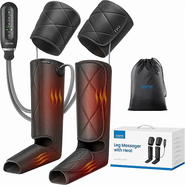 MASSAGEADOR DE PERNAS ULTIMATE THERMAL RENPHO, AQUECIMENTO, COMPRESSÃO