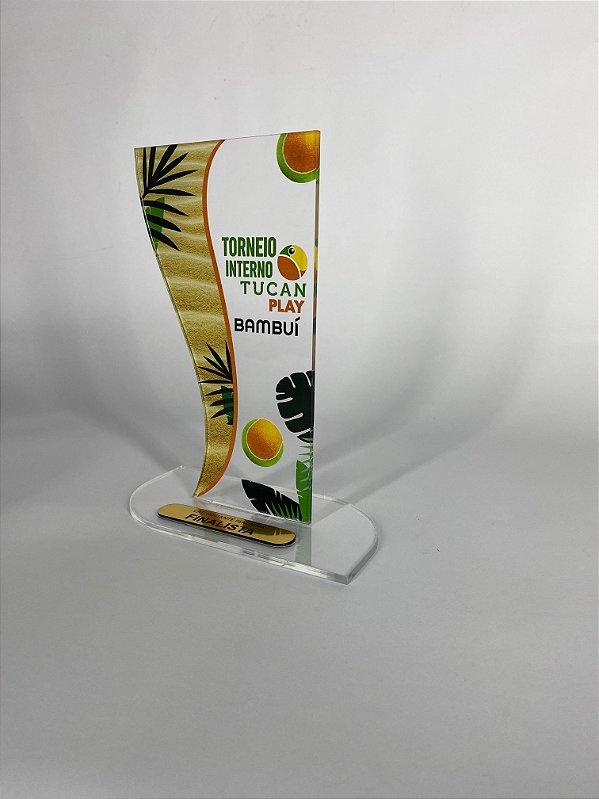 TROFÉU ESPORTIVO EM ACRÍLICO