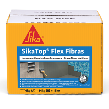 Sikatop Flex Fibras (caixa 18 kg) - SIKA