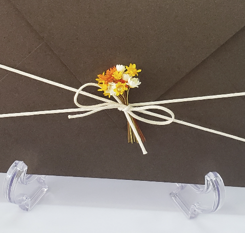 Mini Buquê de Flores Secas