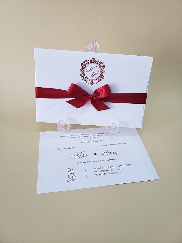 Convite Manoela - Papel Alvura Simples