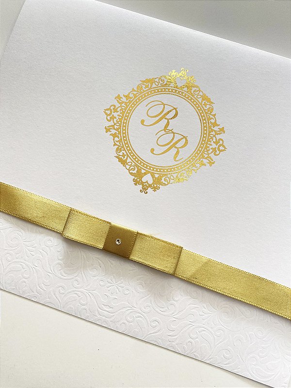 Convite Aparecida - Papel Alvura + Hot Stamping