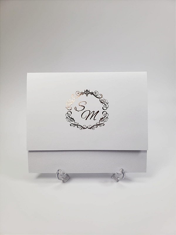 Convite Aparecida - Papel Alvura + Hot Stamping