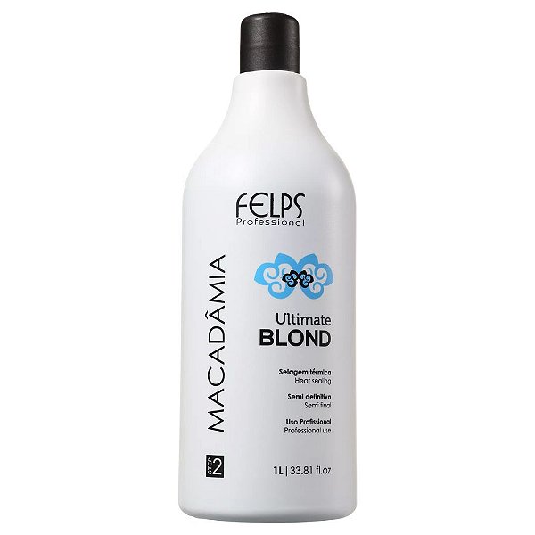 Felps Escova Progressiva Para Loiras Macadamia 1000ml