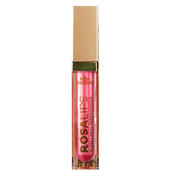 Rosa Selvagem RosaLips Gloss Labial Preenchedor Rosa RS02