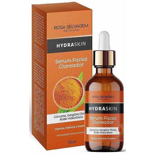 Rosa Selvagem Hydraskin Sérum Facial Clareador 30ml