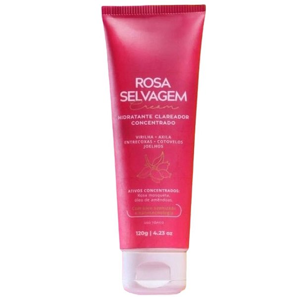 Rosa Selvagem Creme Hidratante Clareador Concentrado 120g