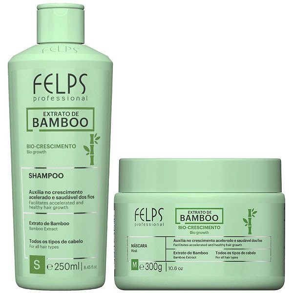 Felps Kit Bamboo Shampoo e Máscara Crescimento Capilar