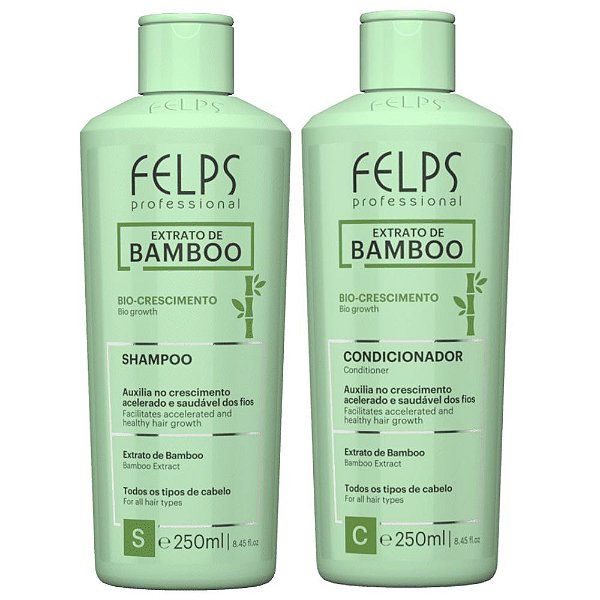 Felps Kit Duo Extrato de Bamboo Crescimento Capilar 2x250ml