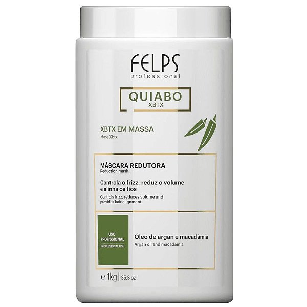 Felps Xbtx Capilar Em Massa Óleo De Argan E Macadâmia 1kg