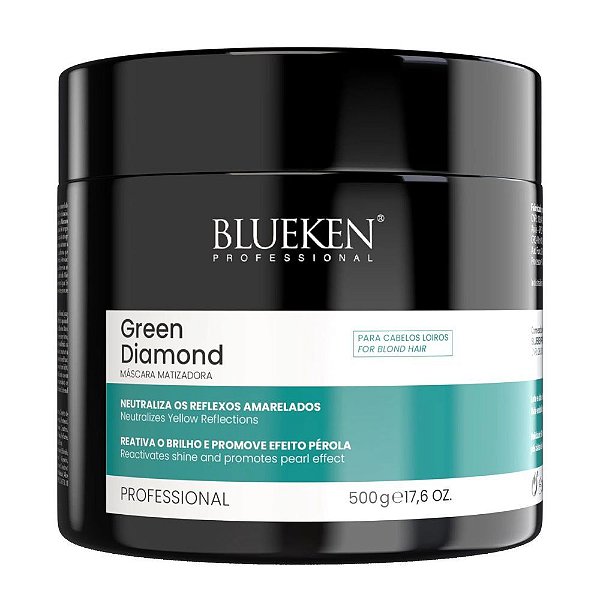 Máscara Matizadora Green Diamond Blueken 500g
