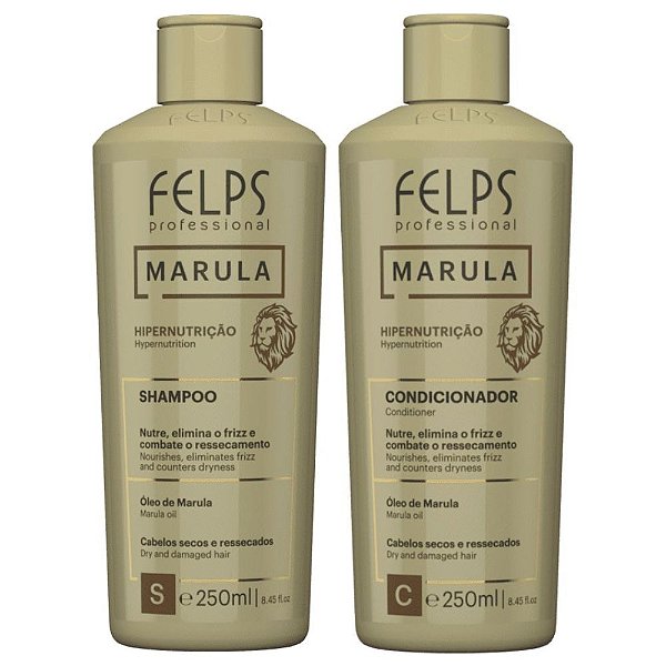 Felps Marula Kit Duo Hipernutrição Capilar 2x250ml