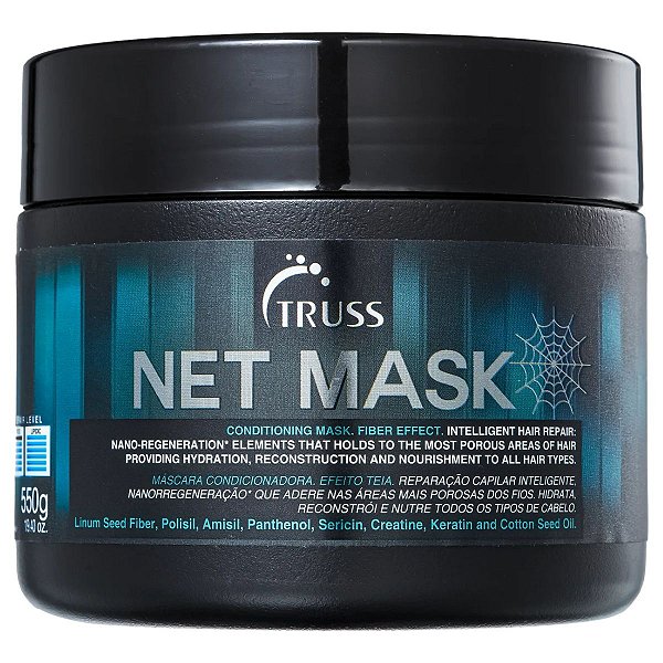 Truss Net Mask Máscara De Hidratação Profunda 550g