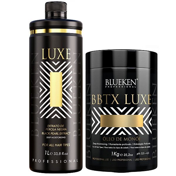 Blueken Escova Progressiva Luxe 1L e Bbtx Luxe 1kg