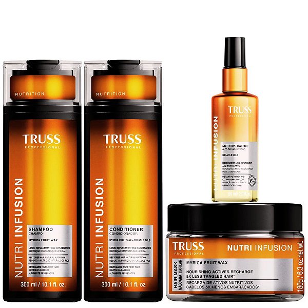 Truss Kit Nutri Infusion Tratamento Nutritivo - 4 Produtos