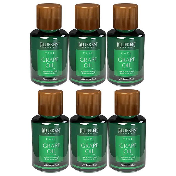 Blueken Oleo Reparador de Pontas Grape Oil Serum 6x7ml