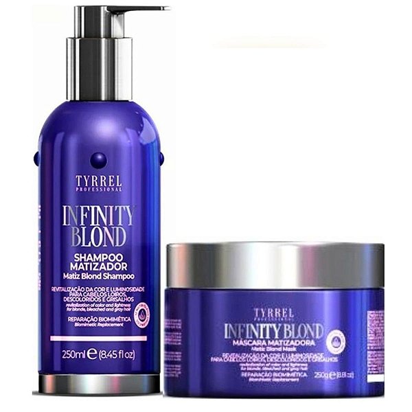 Tyrrel Kit Matizador Infinity Blond Shampoo e Máscara