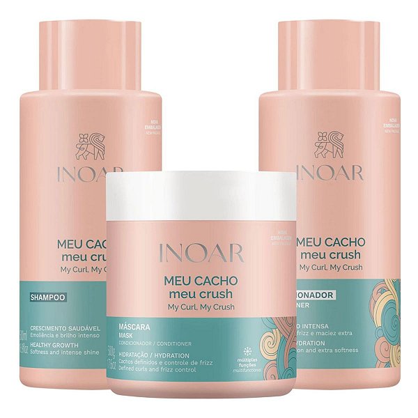 Inoar Meu Cacho Meu Crush Kit Duo + Máscara Hidratante