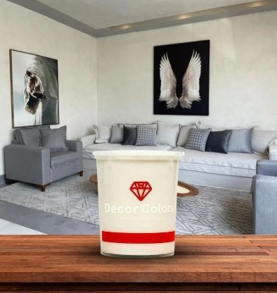 Cimento Diamantado Aveludado Off White 1,6 kg - Decor Colors