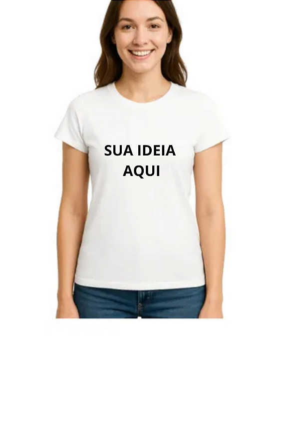 CAMISA BABY LOOK PERSONALIZADA