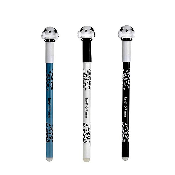 Caneta Esferográfica Apagável Dog 0.7mm BRW