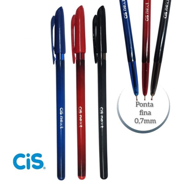 Caneta Esferográfica Next 0.7mm Cis