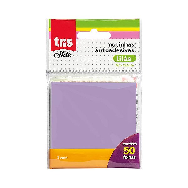 Bloco Adesivo Tris Holic 50 fls