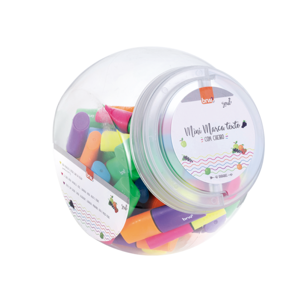 Mini Marca Texto Com Cheiro Neon - BRW