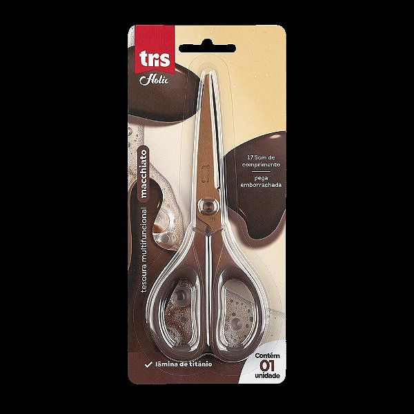 Tesoura Multifuncional Tris Macchiato 17,5cm