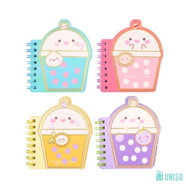 Mini Caderneta Milk Uniso