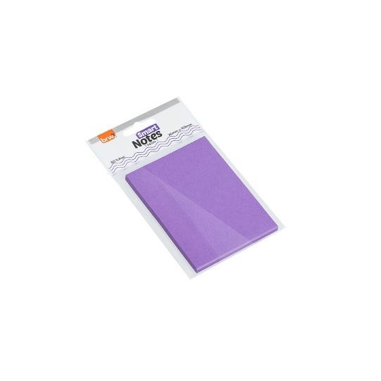 Bloco Adesivo Roxo Neon BRW 76x102mm