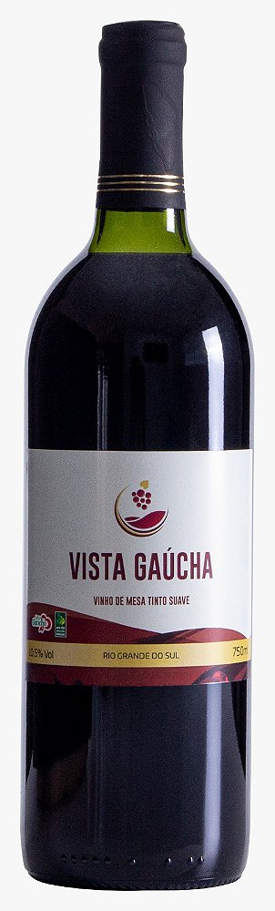 Vinho Vista Gaúcha Tinto Suave 750ml