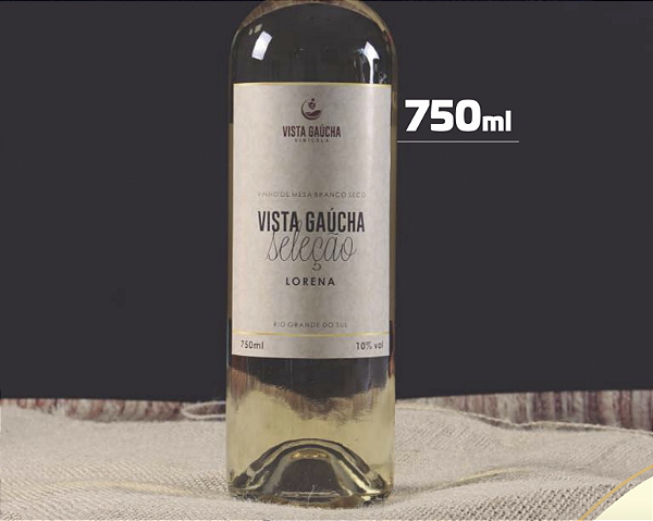Vinho Seleção Vista Gaúcha Branco Lorena 750ml