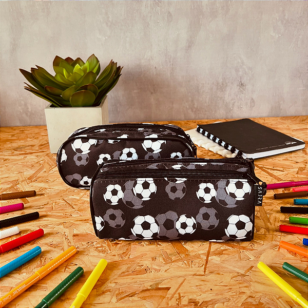 ESTOJO SOCCER TRÊS REPARTIÇÕES SABRA